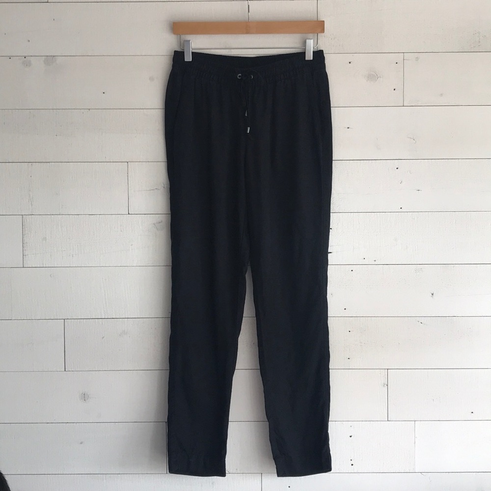 Black Drawstring Pants - image 1